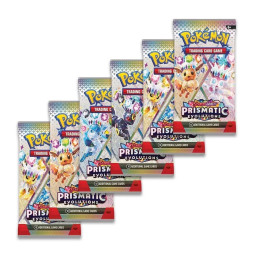 Karetní hra Pokémon TCG: Scarlet & Violet Prismatic Evolutions - Booster Bundle (6 boosterů)