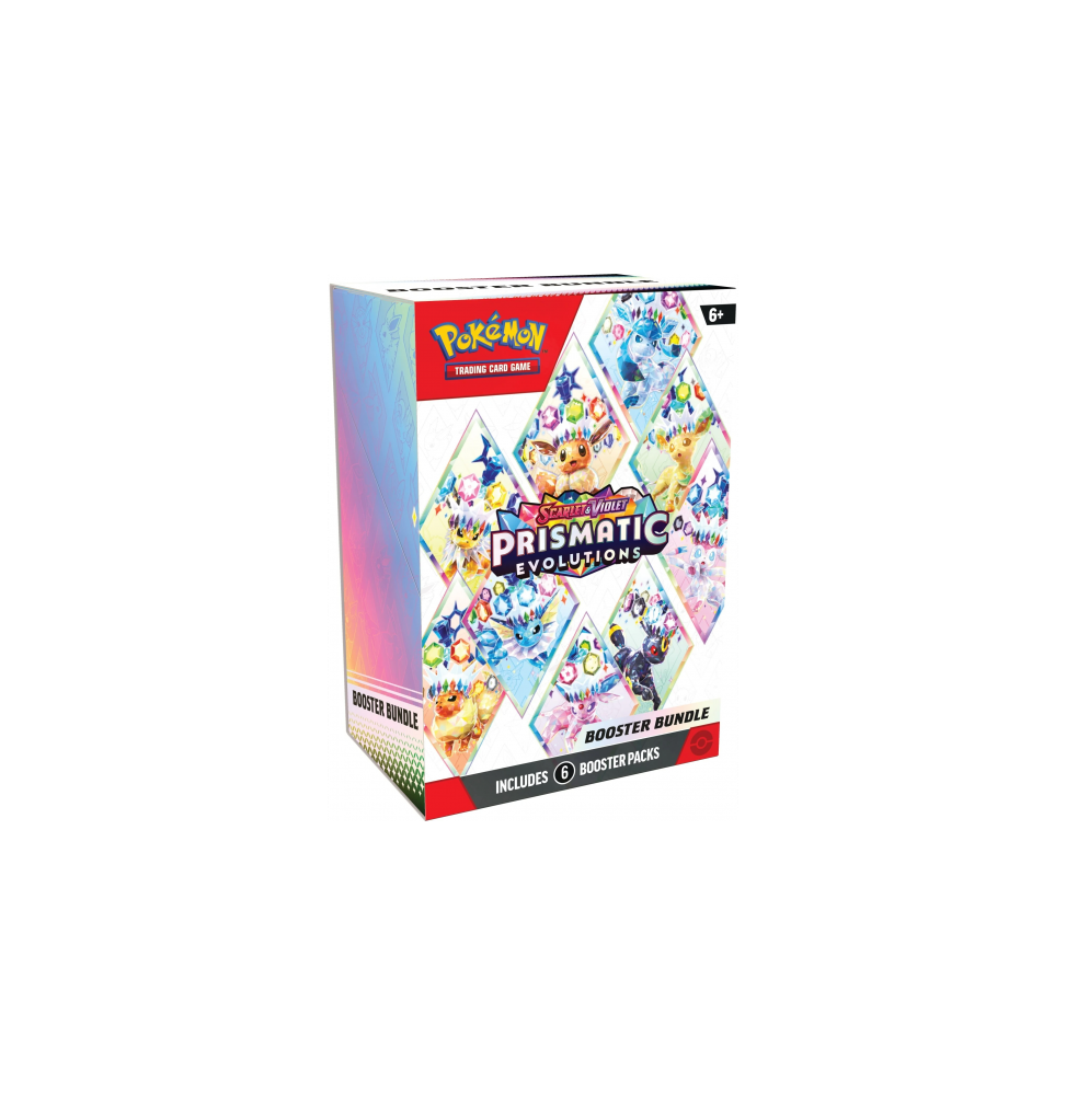 Karetní hra Pokémon TCG: Scarlet & Violet Prismatic Evolutions - Booster Bundle (6 boosterů)