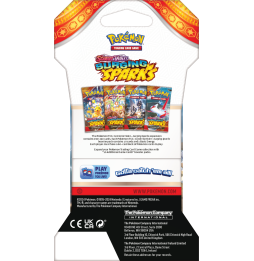 Karetní hra Pokémon TCG: Surging Sparks boostar pack sleeved