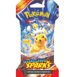 Karetní hra Pokémon TCG: Surging Sparks boostar pack sleeved