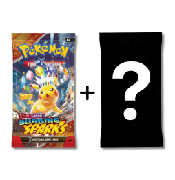 Karetní hra Pokémon TCG: Surging Sparks booster + 1 náhodný booster