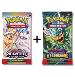 Karetní hra Pokémon TCG: Prismatic Evolutions booster + Twilight Masquerade