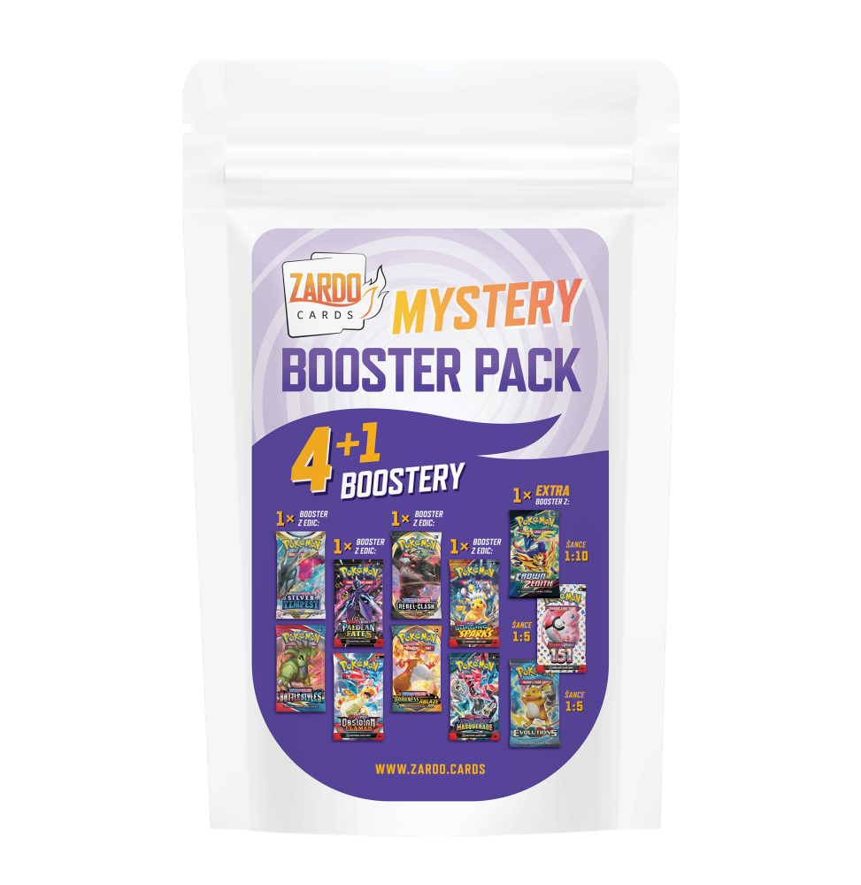 MYSTERY BOOSTER PACK č.10 (4 BOOSTERY +1 BONUSOVÝ BOOSTER)