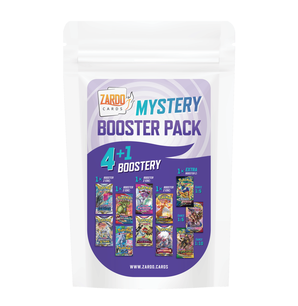 MYSTERY BOOSTER PACK č.12 (4 BOOSTERY +1 BONUSOVÝ BOOSTER)