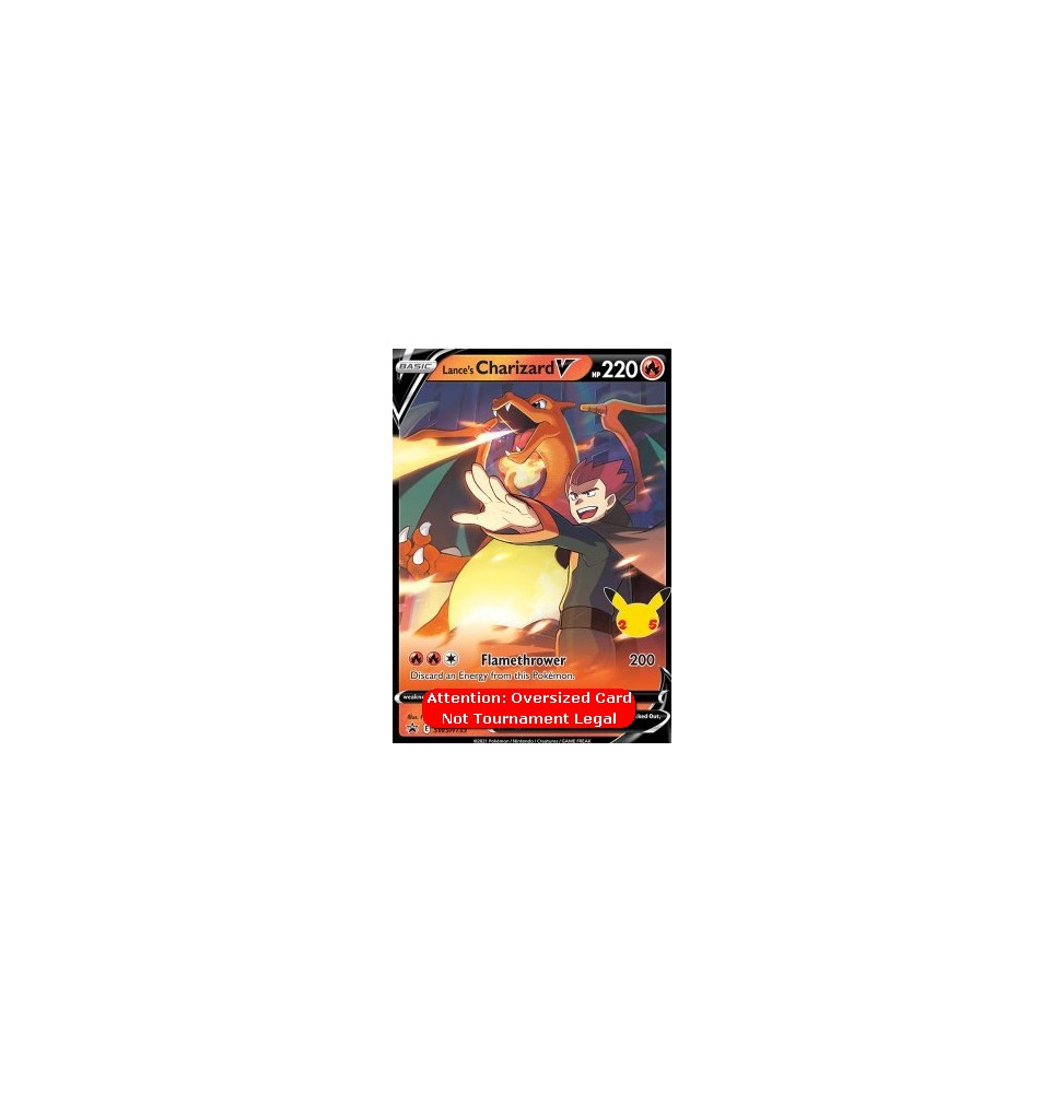 Lance's Charizard V (SWSH 133) - JUMBO KARTA