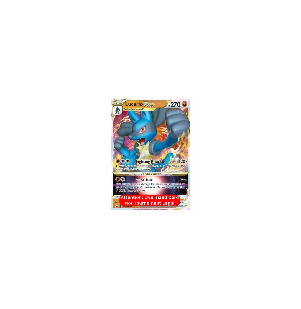 Lucario VSTAR (SWSH 214) - JUMBO KARTA