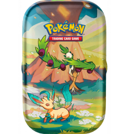 Karetní hra Pokémon TCG: Scarlet & Violet Vibrant Paldea - Mini Tin: Leafeon & Arboliva