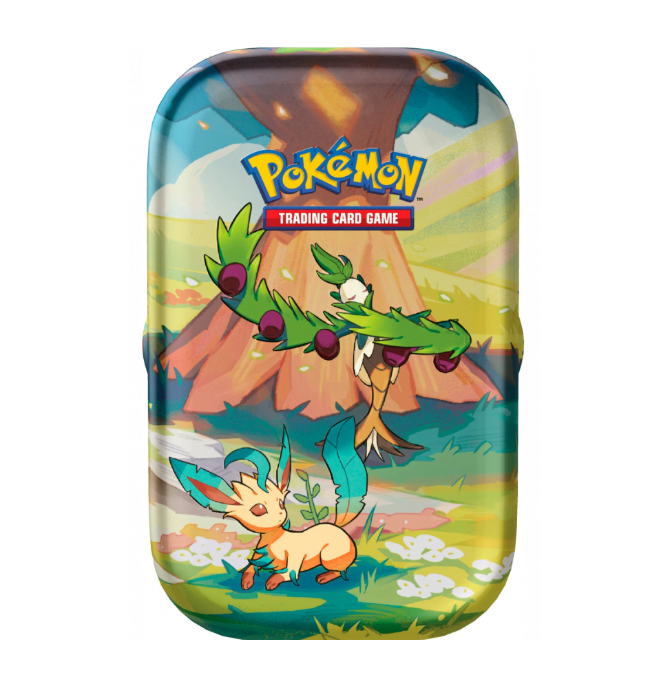 Karetní hra Pokémon TCG: Scarlet & Violet Vibrant Paldea - Mini Tin: Leafeon & Arboliva