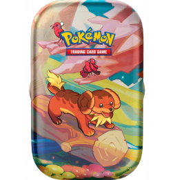 Karetní hra Pokémon TCG: Scarlet & Violet Vibrant Paldea - Mini Tin: Dachsbun & Oricorio