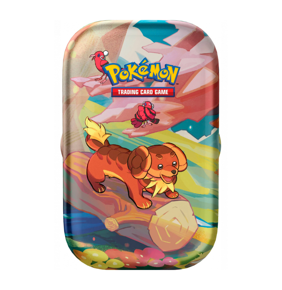 Karetní hra Pokémon TCG: Scarlet & Violet Vibrant Paldea - Mini Tin: Dachsbun & Oricorio