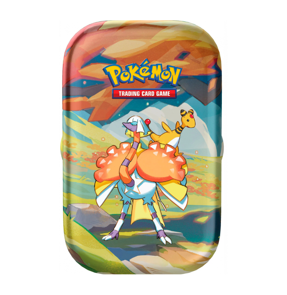 Karetní hra Pokémon TCG: Scarlet & Violet Vibrant Paldea - Mini Tin: Espathra & Ampharos